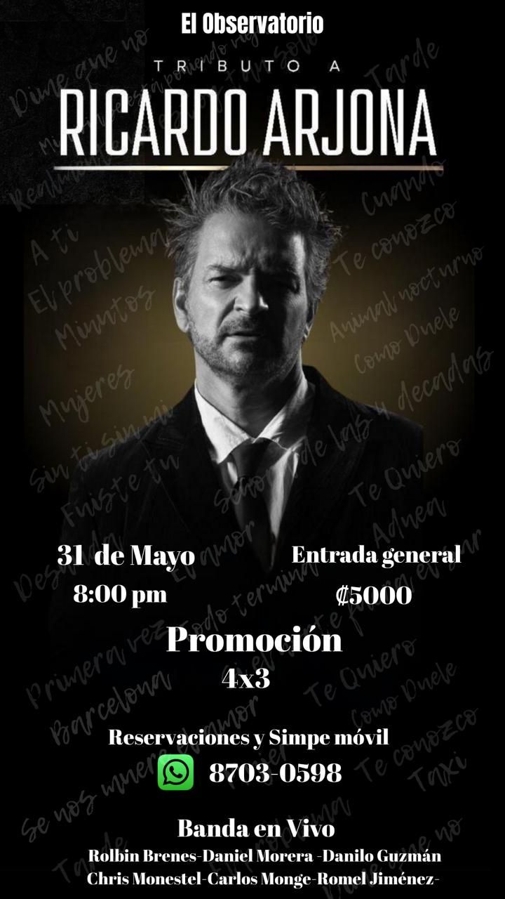Tributo a RICARDO ARJONA