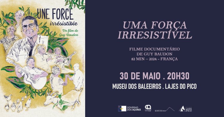 Exibição do documentário 'Une force irrésistible', no Museu dos Baleeiros