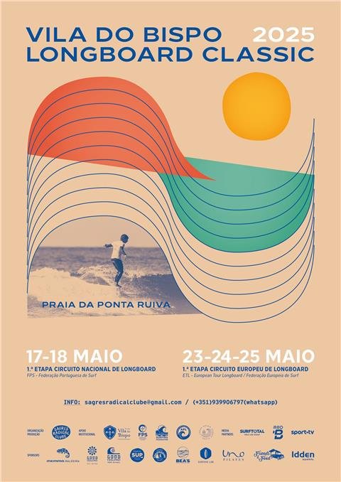 Vila do Bispo Longboard Classic 2025 - 1ª Etapa Circuito Europeu de Longboard