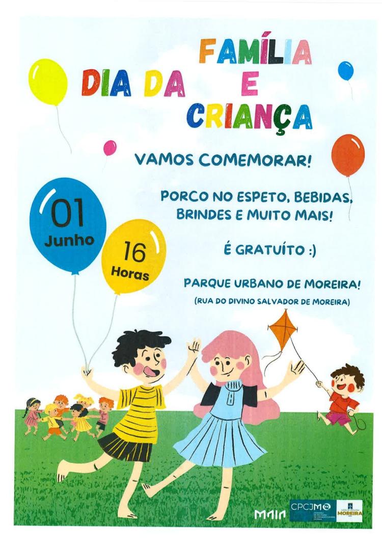 Celebração do Dia Internacional da Família e do Dia Mundial da Criança