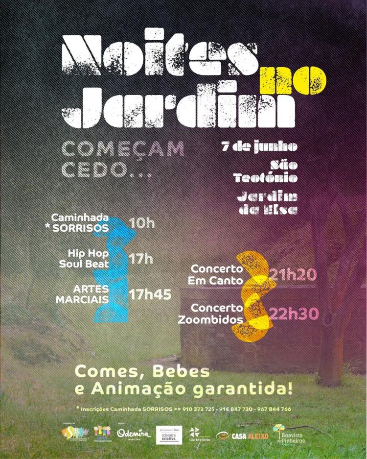 Noites no jardim, começam cedo...