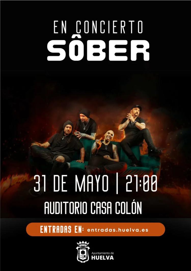 Concierto de Sôber en Huelva
