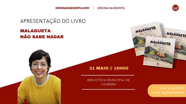Apresentação do Livro Malagueta Não Sabe Nadar, de Luísa Rosmaninho