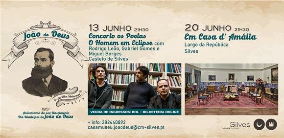 CONCERTO ‘OS POETAS – O HOMEM EM ECLIPSE’ E PROGRAMA DA RTP1 EM CASA D´AMÁLIA