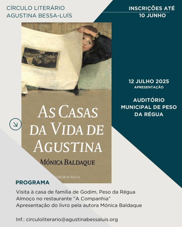 APRESENTAÇÃO DO LIVRO - AS CASAS DA VIDA DE AGUSTINA