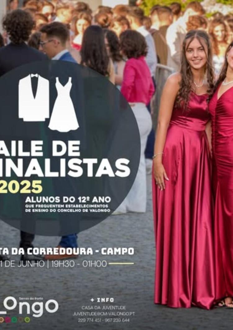 Baile de Finalistas 2025 - Inscrições abertas até 28 de maio