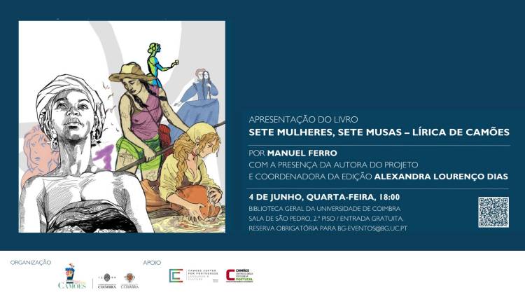 Apresentação nacional do livro «Sete Mulheres, Sete Musas: Lírica de Camões»