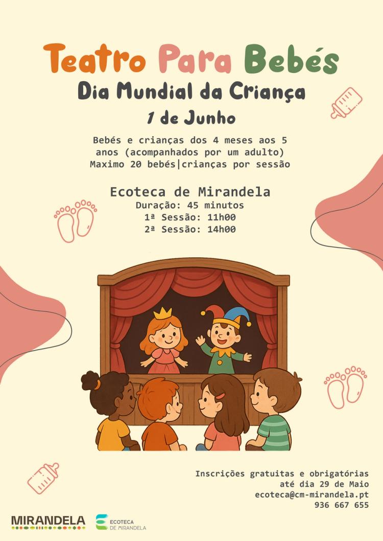 Teatro para Bebés - Dia Mundial da Criança | Ecoteca