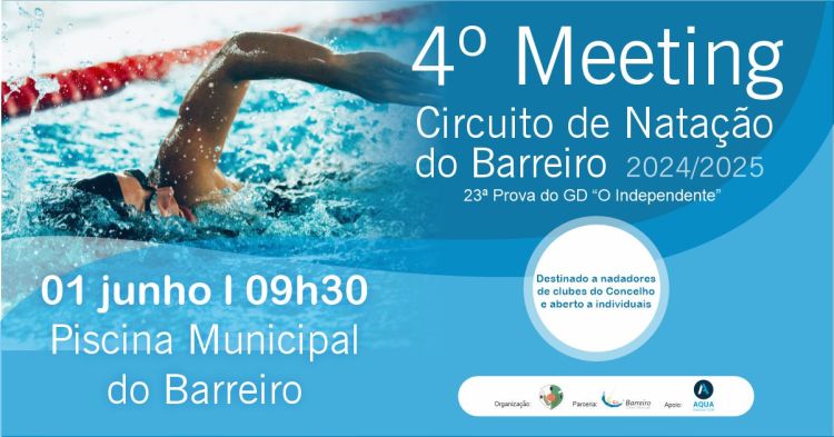4º Meeting | 23ª Prova do GD “O Independente” | Circuito de Natação do Barreiro