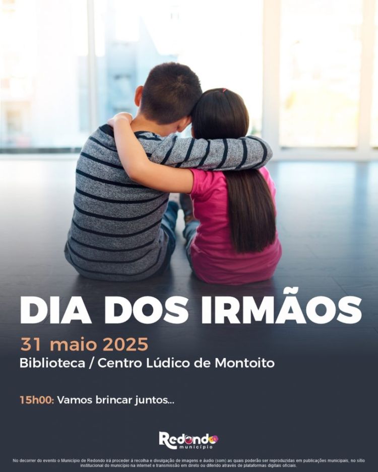 Dia dos Irmãos: Vamos brincar juntos… | 31 de maio | 15h00 | Biblioteca/ Centro Lúdico de Montoito