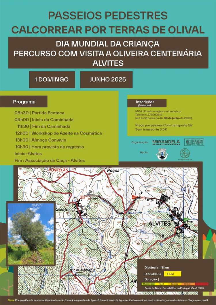 Passeio Pedestre 'O Azeite na Cosmética' | Alvites