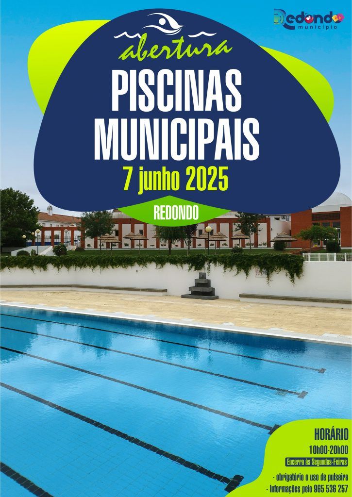 Abertura das Piscinas Municipais de Redondo | dia 07 de junho