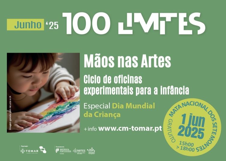 Mãos nas Artes | Ciclo de Oficinas Experimentais para a Infância | Especial Dia Mundial da Criança