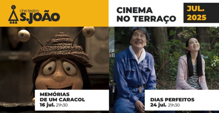 CINEMA NO TERRAÇO no Cine-Teatro S. João!