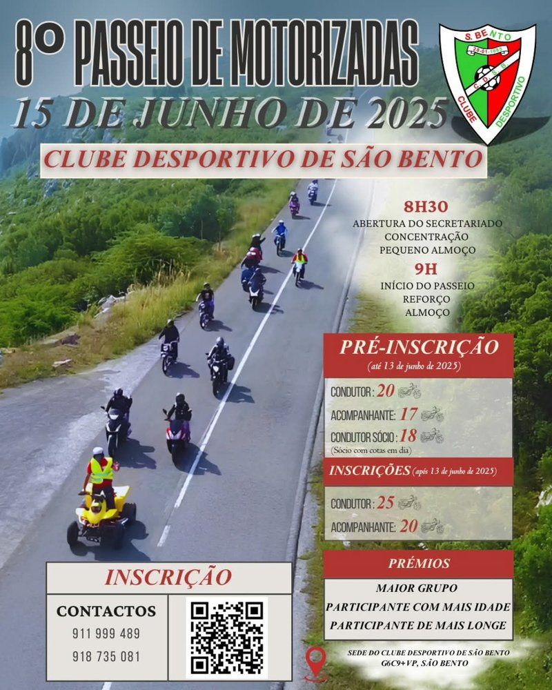 8º Passeio de Motorizadas – São Bento