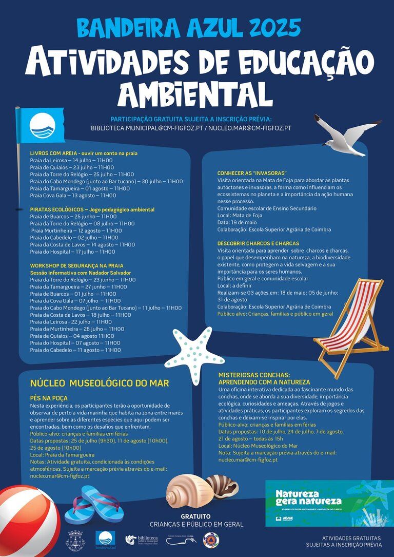 Bandeira Azul 2025 - Atividades de Educação Ambiental