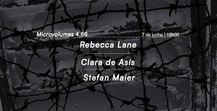 Microvolumes 4.66 | Rebecca Lane | Clara de Asís | Stefan Maier