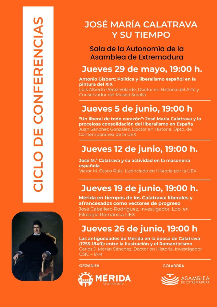 Ciclo de Conferencias José María Calatrava y su Tiempo: «Un liberal de todo corazón»