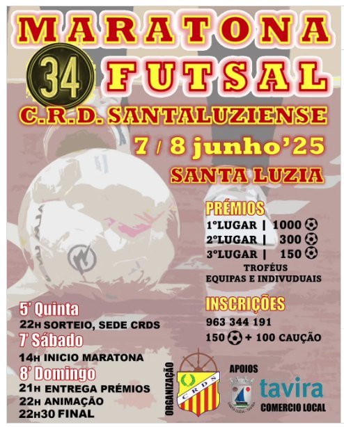 XXXIV Maratona de Futsal CRD Santaluziense