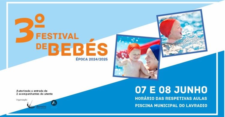 3º Festival de Bebés | Circuito de Natação do Barreiro 2024/2025