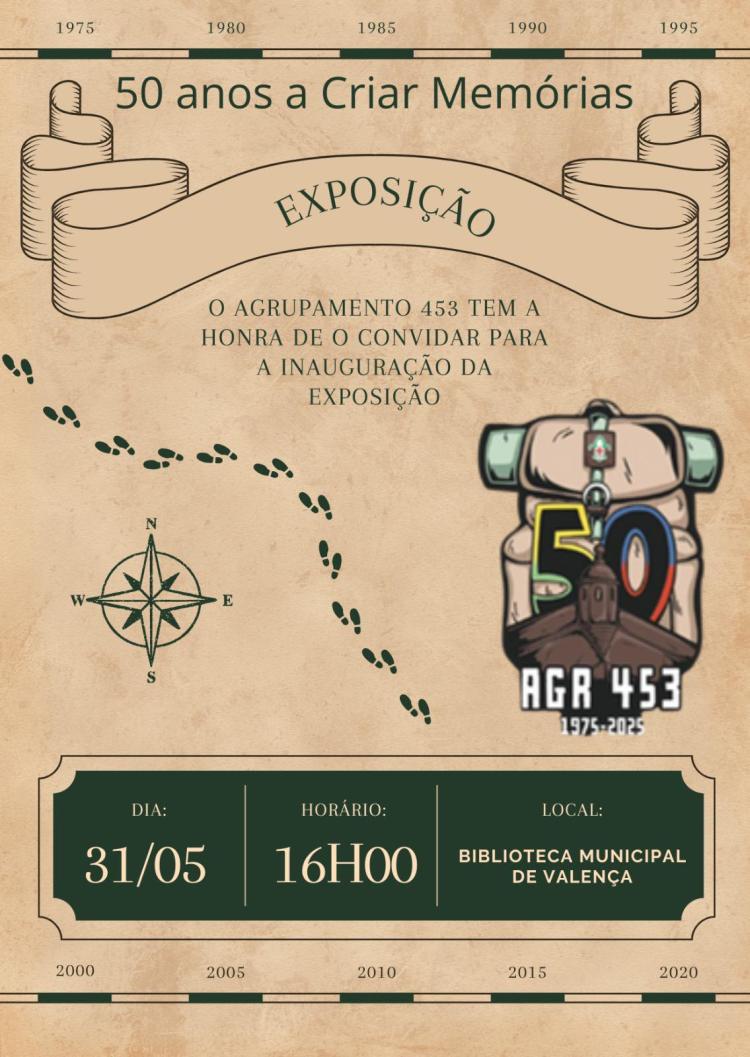Exposição '50 Anos de Escutismo em Valença'
