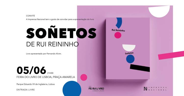 Apresentação do livro Soñetos, de Rui Reininho