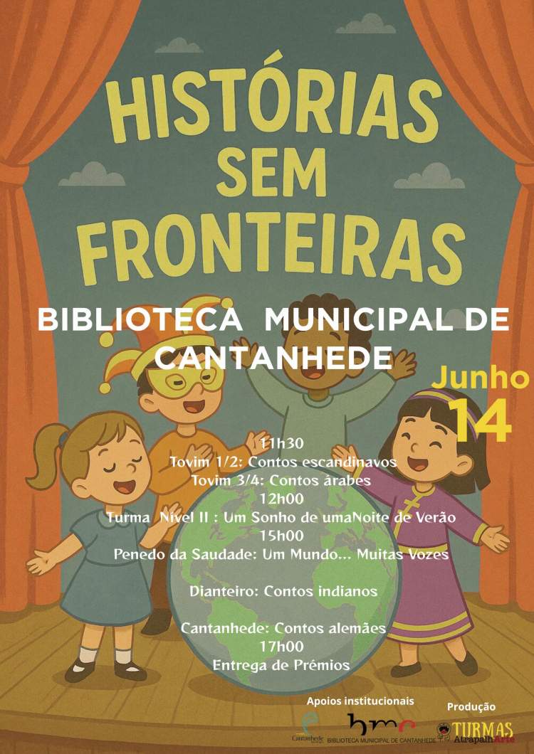 “Histórias sem fronteiras”, pelas Turmas de Teatro AtrapalhArte