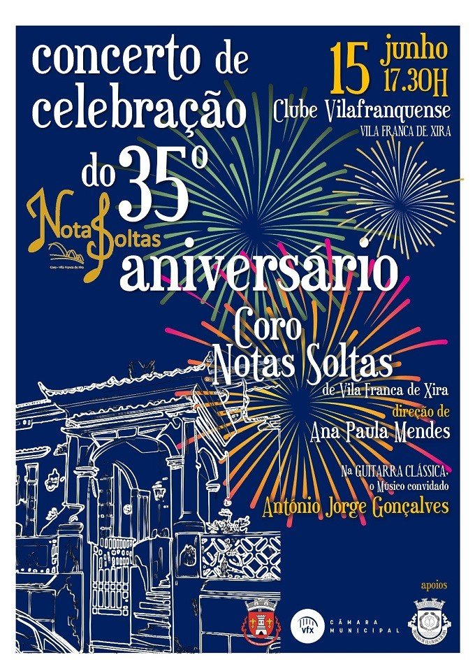 Concerto de Celebração do 35.º Aniversário do Coro Notas Soltas