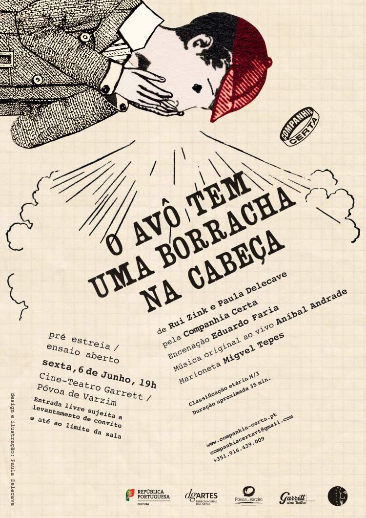 Teatro 'O Avô tem uma borracha na cabeça'