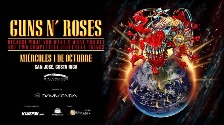 Guns N' Roses en Costa Rica 2025