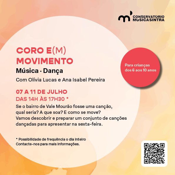 Férias Criativas - Coro e(m) movimento