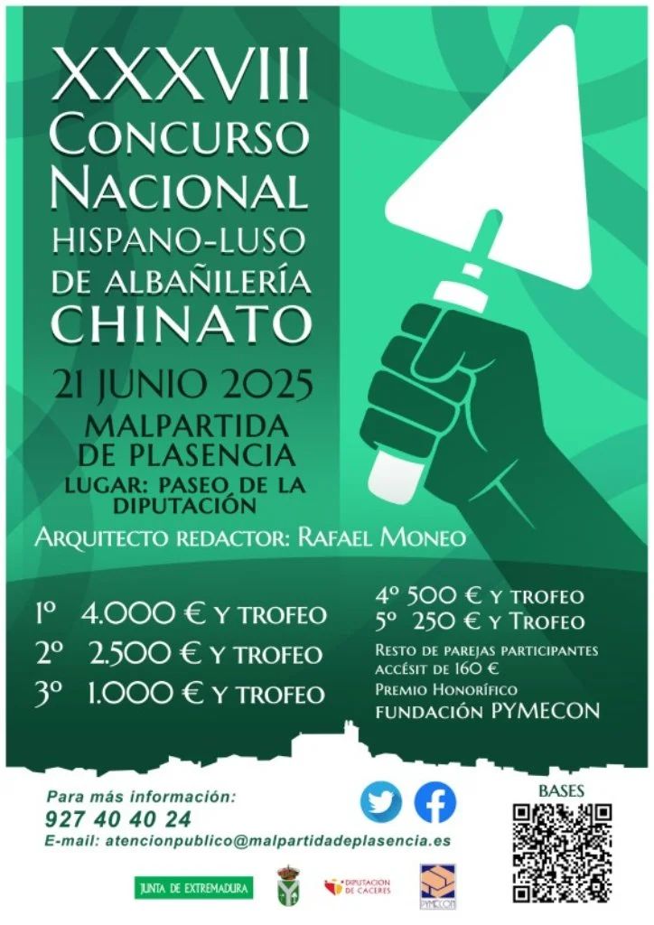 XXXVIII Concurso Nacional Hispano-Luso deAlbañilería Chinato 2025