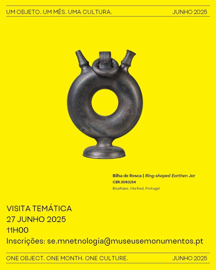 VISITA TEMÁTICA | Um Objeto Um Mês Uma Cultura | Bilha de Rosca e Barro Preto de Bisalhães
