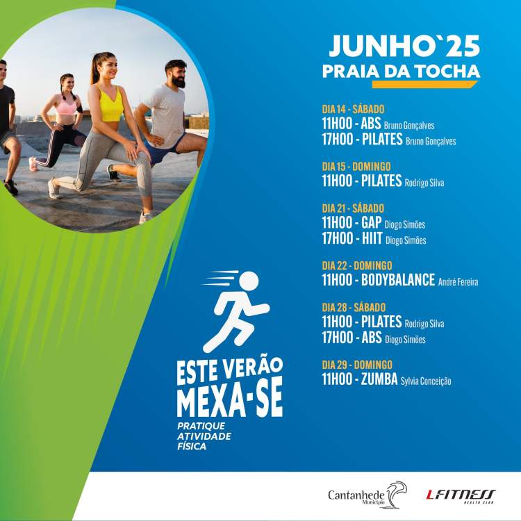 Este Verão Mexa-se! JUNHO - Praia da Tocha