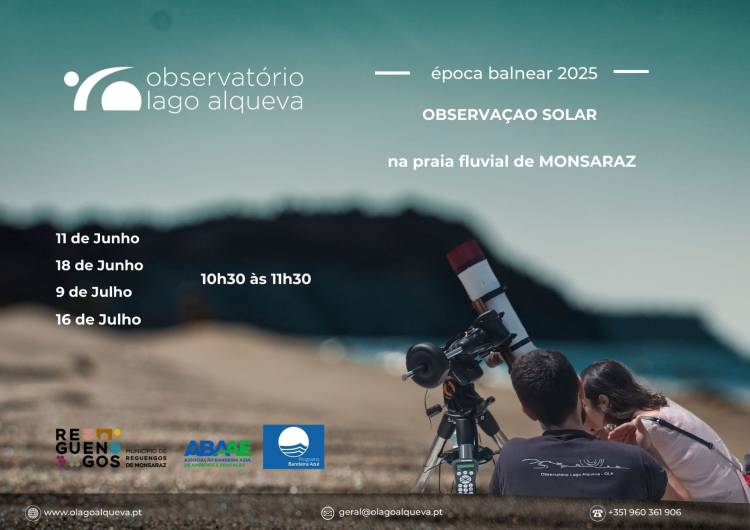 Observação Solar e Atividades Educativas na Praia Fluvial de Monsaraz