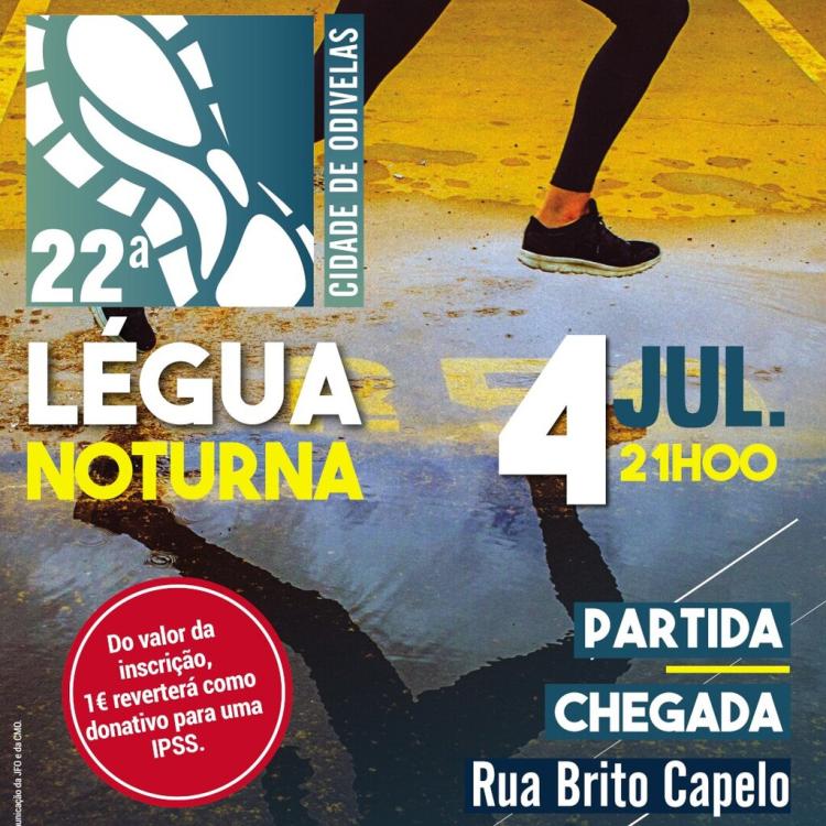 Inscrições | 22ª LÉGUA NOTURNA DE ODIVELAS