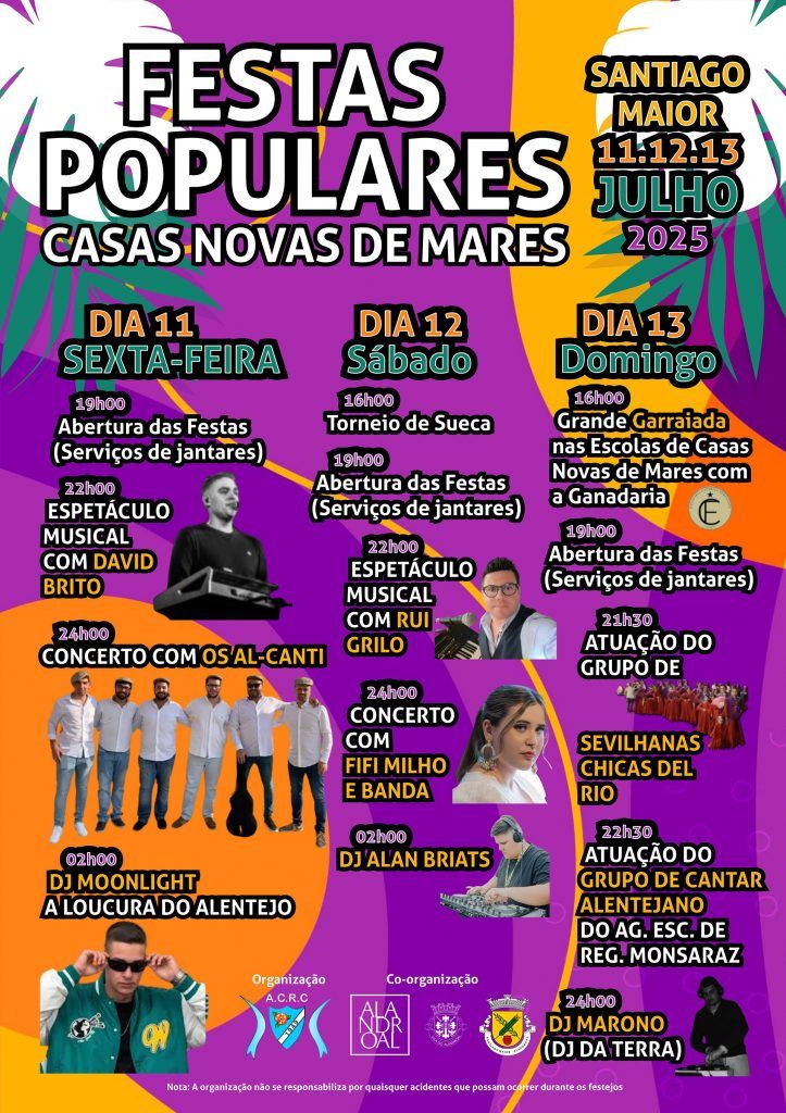 Festas Populares em Casas Novas de Mares