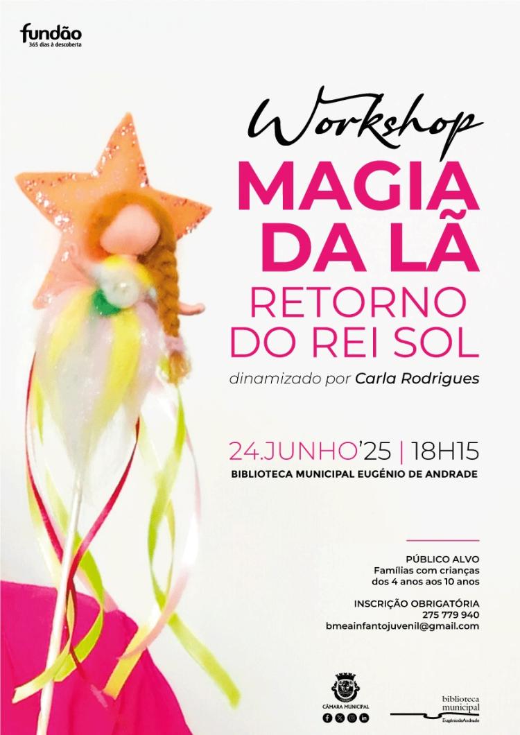 Workshop Magia da Lã: Retorno do Rei Sol
