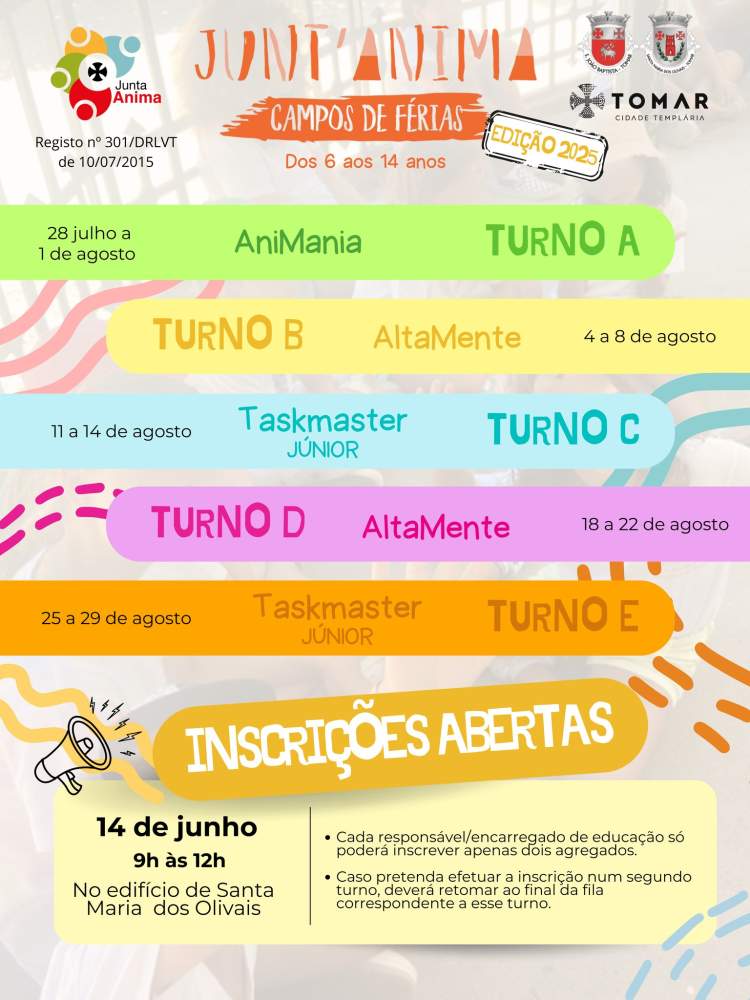 Campos de Férias Junt’Anima