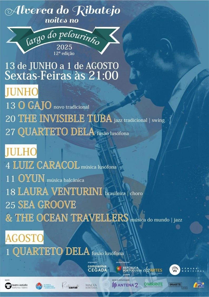 'Noites no Largo do Pelourinho', com Quarteto Dela