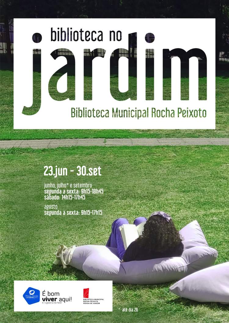 Biblioteca no Jardim