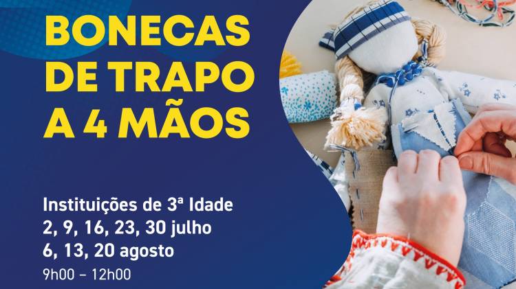 BONECAS DE TRAPO A 4 MÃOS