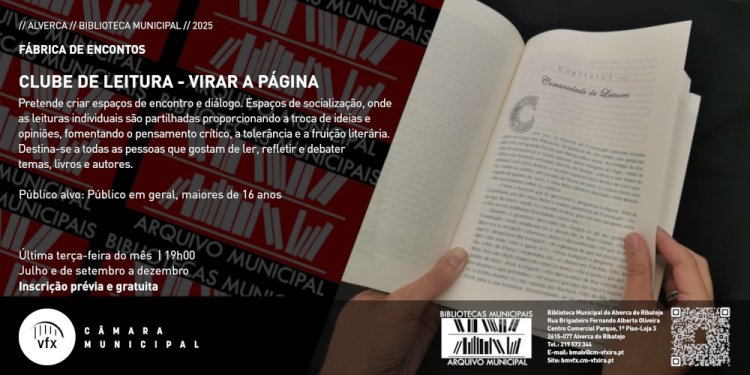 CLUBE DE LEITURA - VIRAR A PÁGINA