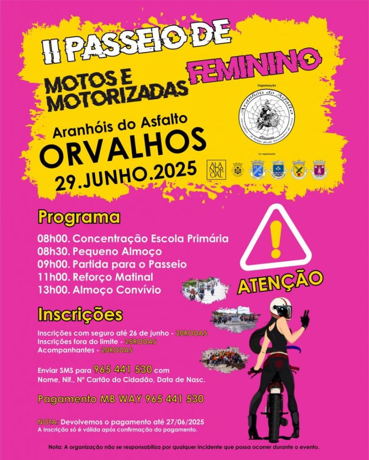 II Passeio de Motas e Motorizadas Feminino