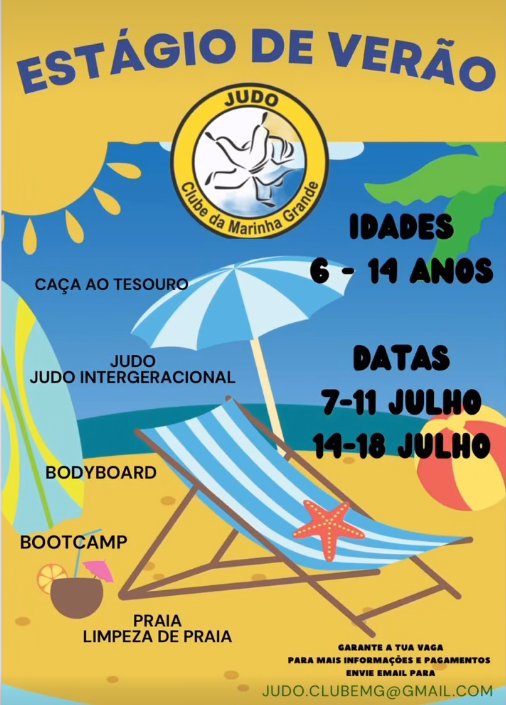 CLUBE DE JUDO DA MARINHA GRANDE PROMOVE ESTÁGIO DE VERÃO PARA JOVENS ENTRE OS 6 E OS 14 ANOS