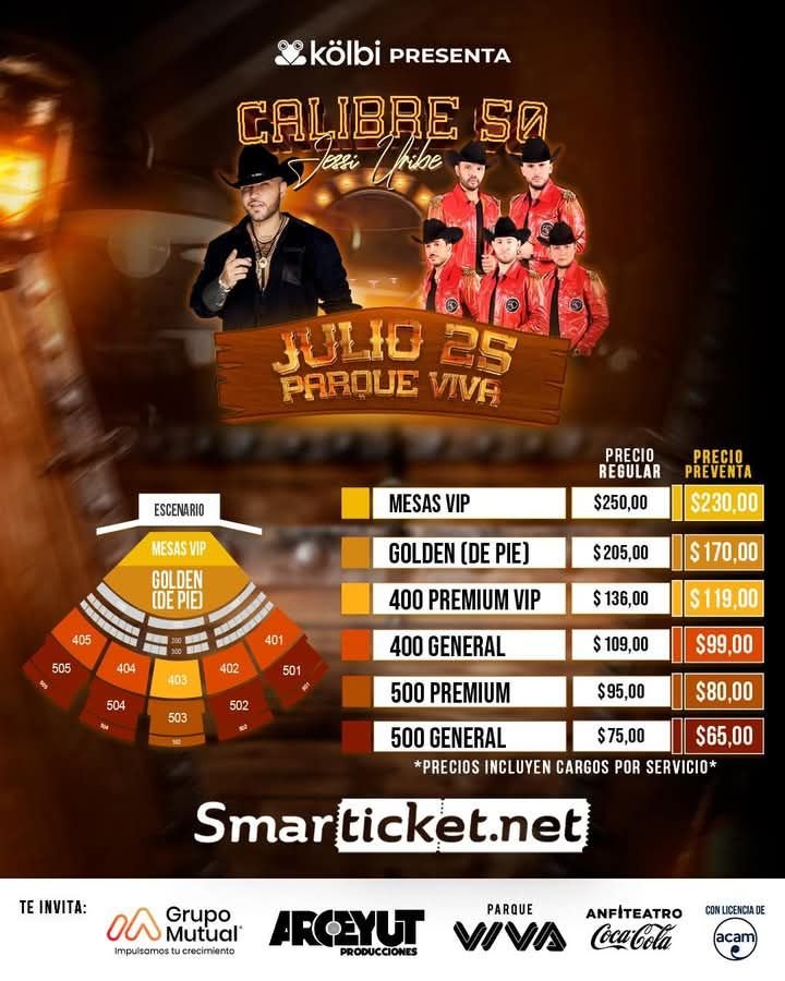 Jessi Uribe + Calibre 50 en Costa Rica (2025) 