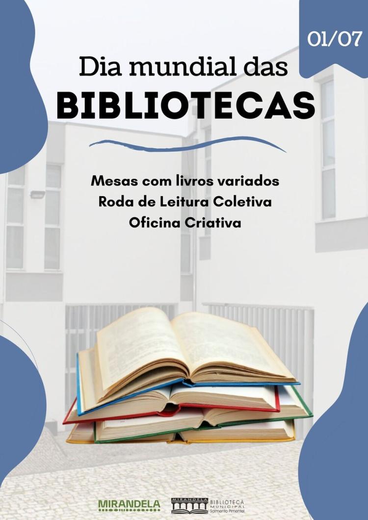 Comemoração do Dia Mundial das Bibliotecas
