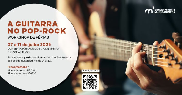 Workshop de Férias - A Guitarra no Pop-Rock