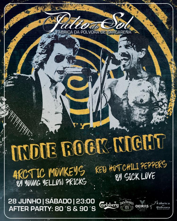 INDIE ROCK NIGHT - Tributos ARCTIC MONKEYS | RED HOT CHILI PEPPERS | After Party: 90s
