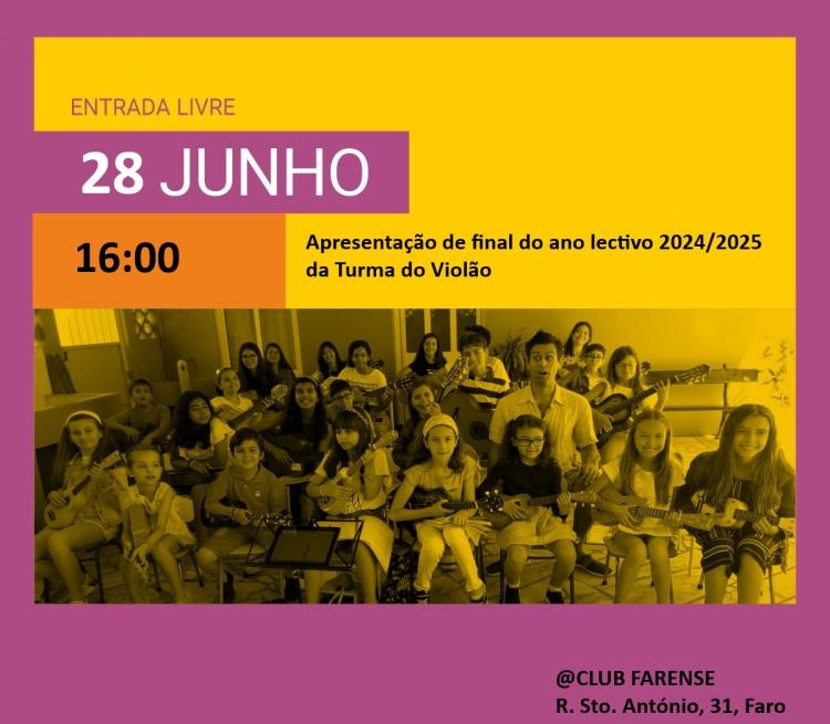 Apresentação de final de ano lectivo TdV